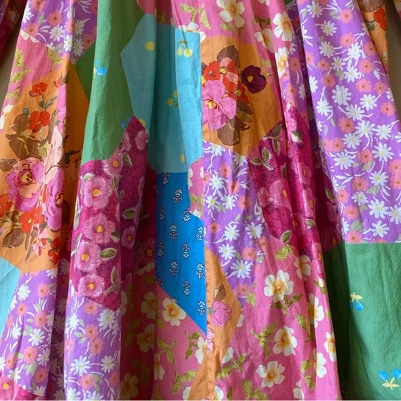 SPELL & THE GYPSY COLLECTIVE FREDA SHIRRED MIDI DRESS IN LOLLY - Picture 8 of 16